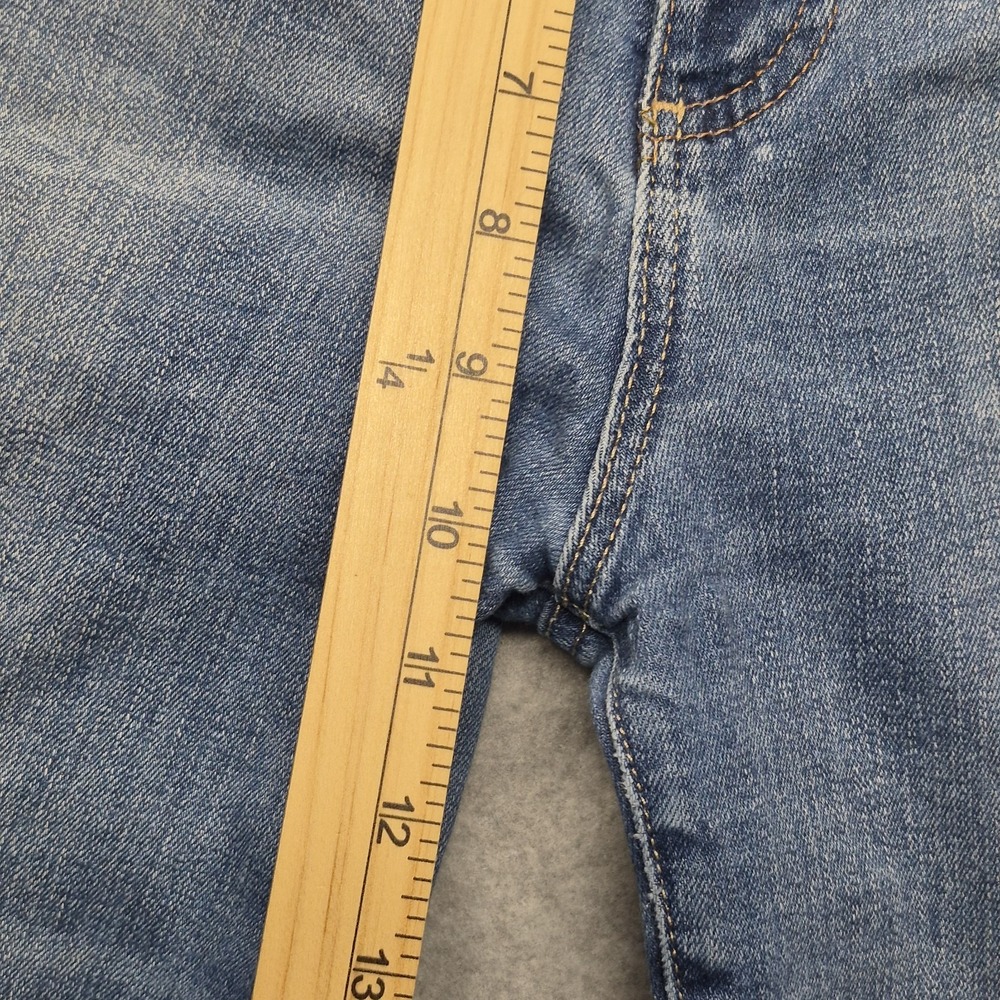 AG Adriano Goldschmied Mari High Rise Slim Straight Jeans Womens 31 Blue Denim - Picture 7 of 16